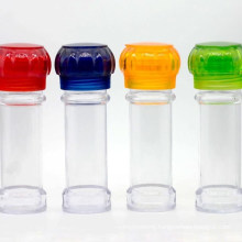 100ml Round Shape Glass Spice Jars with Grinder Lids, Glass Seasoning Bottle Jars, Glassware
